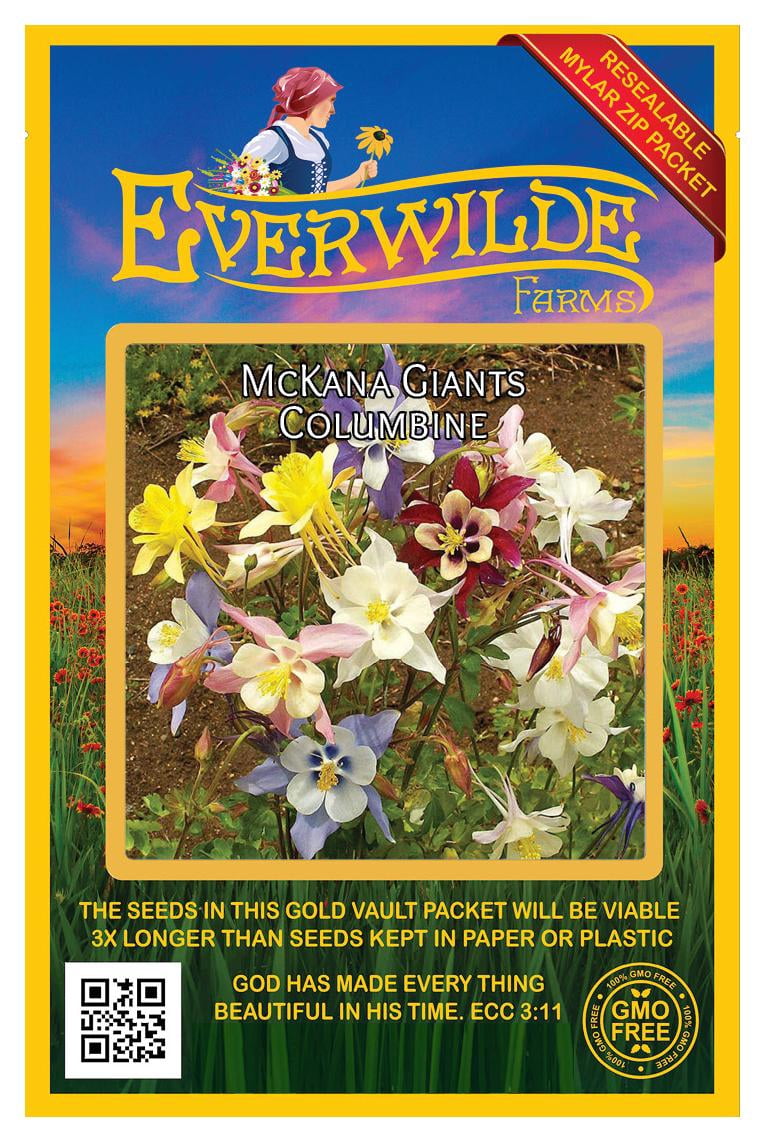 Everwilde Farms - 1000 Mixed California Poppy Garden Flower Seeds Gold Vault Jumbo Bulk Seed Packet