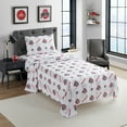thumbnail image 2 of NCAA Officially Licensed Ohio State Buckeyes Microfiber Bed Sheet Set - Full, 2 of 5