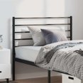 thumbnail image 1 of vidaXL Metal Headboard Black 100 cm, 1 of 4