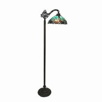 CHLOE Lighting LIAISON Tiffany-style 1 Light Victorian Reading Floor Lamp 13" Shade