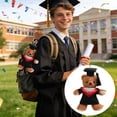 thumbnail image 4 of Fufafayo Graduation Teddy Bear Keychain, PhD Graduation Gift With Cap And Gown Stuffed Doll, Commencement Bear Decor For Backpack Purse College Graduate, 4 of 7