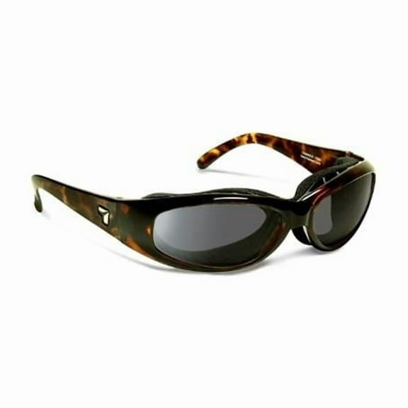 7eye Chubasco Sharp View Gray Sunglasses- Dark Tortoise - Small & Large
