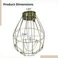 thumbnail image 4 of Light Bulb Cage Guard, Metal Wire Dome Cover with Anti-Scald Heat Protection, Fits Various Bulbs, Set of 4, Ideal for Home Use, and Decorative Elegance, 4 of 4