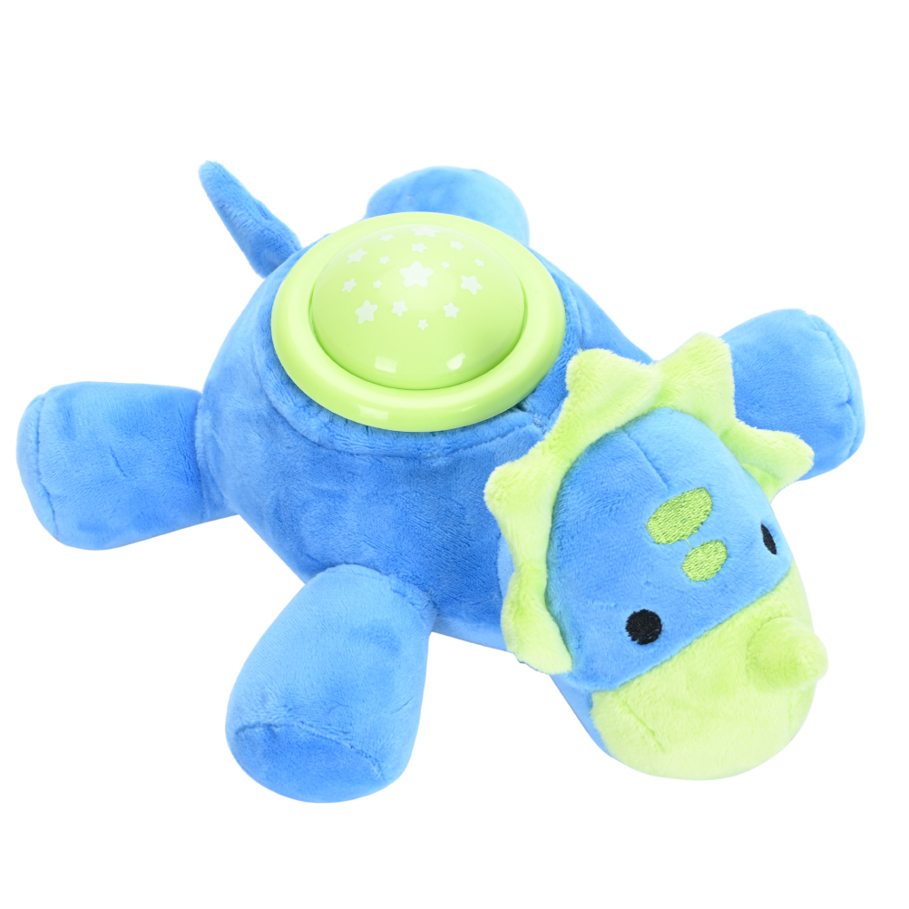 Chak’s Choice Green Dinosaur Stuffed Animal Plush Night Light,Sounds