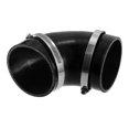 thumbnail image 1 of 89mm 3.5 ID 90 Grados Silicona Reductor Manguera Acoplador Tubo Juego Negro, 1 of 1