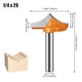 thumbnail image 2 of 1-3pcs Shank Woodworking Router Bit Set ,Tip Engraving Router Bit Door Plate Numerical Control Engraving Machine Tools ,Great Multi-Purpose Application, 2 of 3