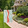 thumbnail image 2 of Yayeee Garden Flag 12" x 18" Double Sided Outdoor Yard Lawn Holiday Decorations, Light Blue Pattern, 2 of 6