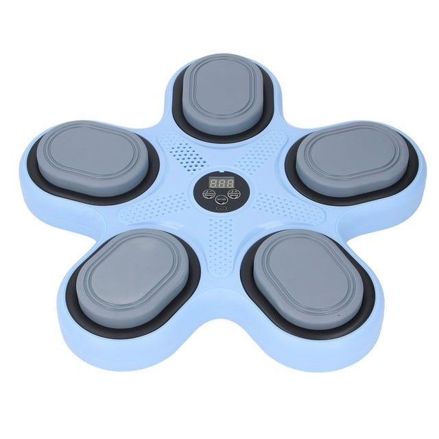Machine de Boxe Musicale, Vitesse de Frappe Réglable 1200mAh Machine de Boxe Murale pour Enfants Adultes Rose, Bleu