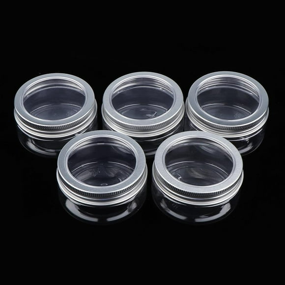 Frascos con tapas Macarena 5pcs de maquillaje tarros cosméticos vacíos loción 50ml claro