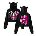 thumbnail image 2 of AJ Lee Merch Fans Cat Ear Hoodie – Women’s Long Sleeve Pullover Sweatshirt Streetwear for Wrestling Fans and Supporters, 2 of 6