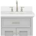thumbnail image 5 of Ariel D037SRWQOVOWHT Kensington 37" Free Standing Single Oval Basin Vanity Set - White, 5 of 7