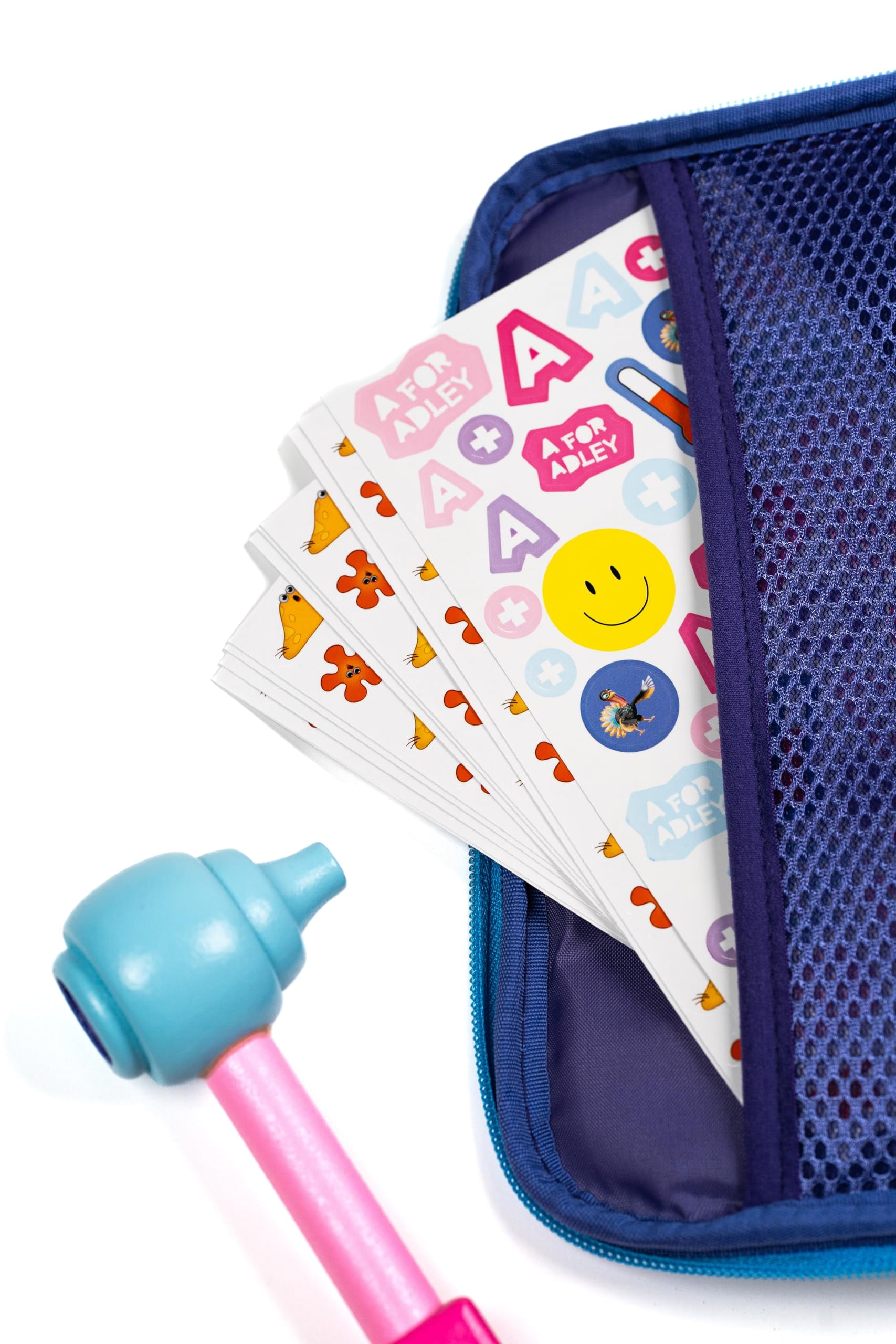 A for Adley's Sticker Pox Doctor Play Kit Complete with Actual Sticker Pox