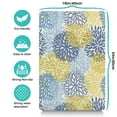 thumbnail image 5 of Boho Retro Floral Pet Feeding Mat-Absorbent Pet Placemat for Food and Water Bowl, with Waterproof Rubber Backing, Quick Dry Water Dispenser Mat for Dog and Cat (16"x24"), 5 of 7