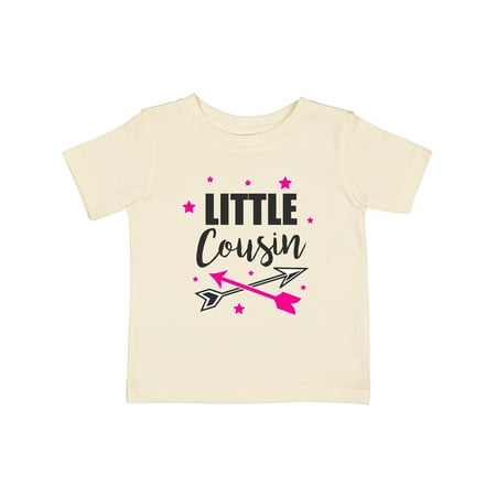 

Inktastic Little Cousin with Arrows and Stars Gift Baby Girl T-Shirt