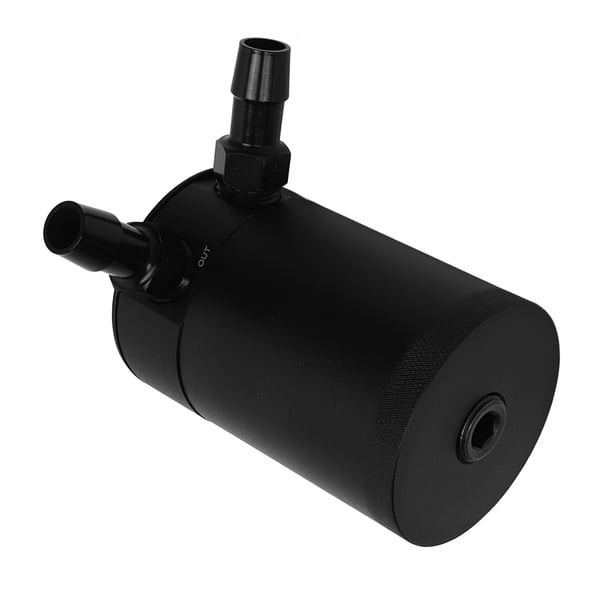 Lata De Captura De Aceite, Depósito Con Deflectores De Captura De Aceite Resistente A La Oxidación 300 Ml 2 Puertos Universal Con Válvula De Drenaje Para Automóvil