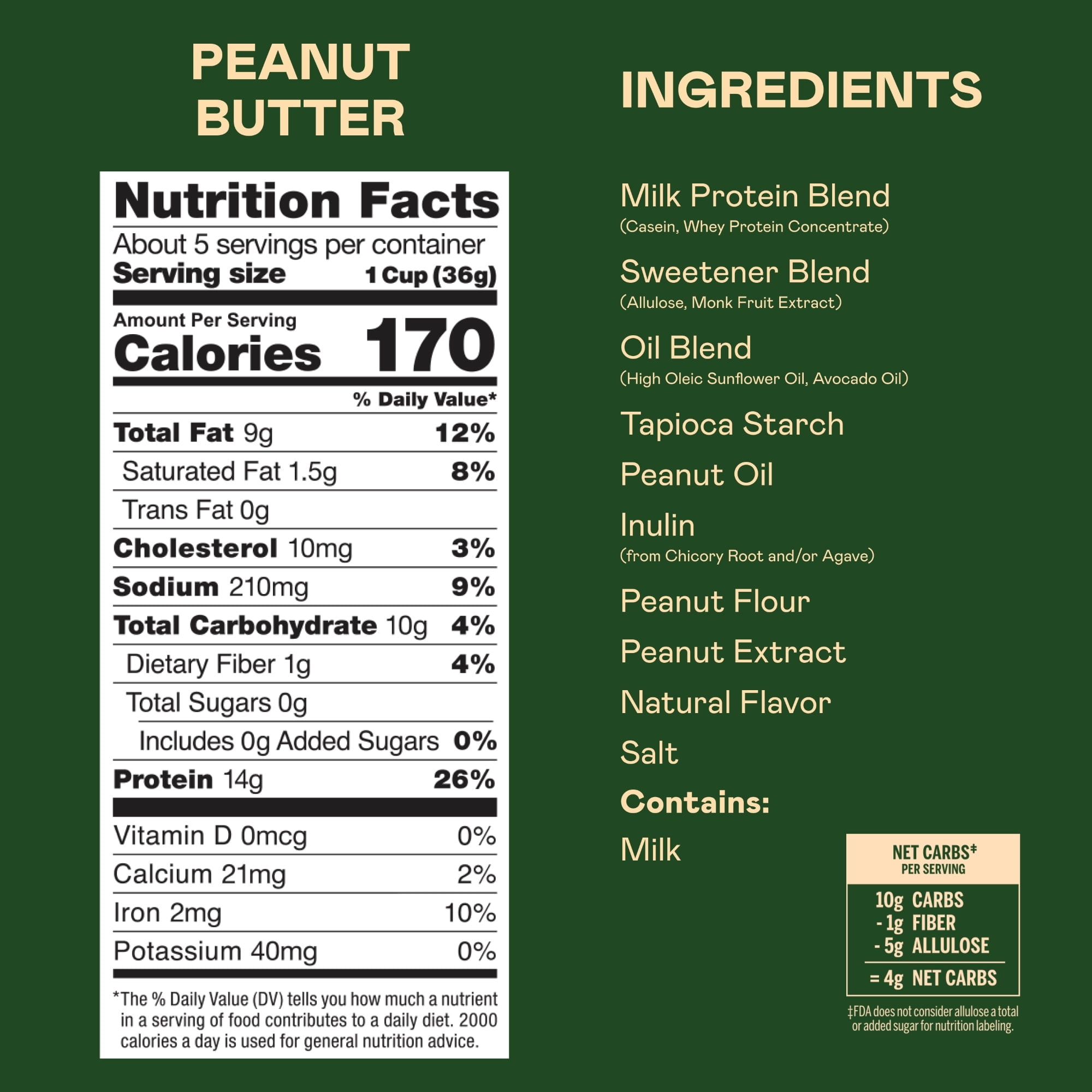 Magic Spoon Grain-Free Breakfast Cereal Variety Pack of 3, 7 oz Each (Fruity, Peanut Butter, Cocoa)  with fee Cocoa Sachet by ValueNest