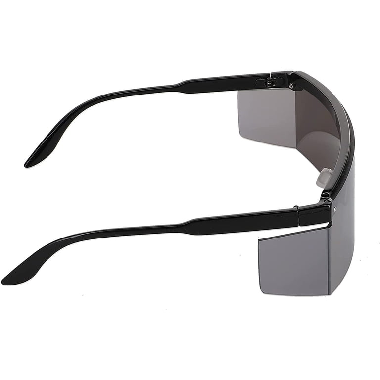 Black Oversized Square Flat Top Shield Sunglasses Frameless Stylish Shades Amazon.com: FEISEDY Women Men Sunglasse Square Flat Top Big  main image 4