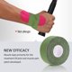 thumbnail image 4 of 1 rollo de cinta adhesiva elástica de algodón para lesiones musculares y deportivas (verde claro), 4 of 10