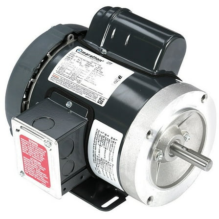 Leeson GP Motor,1/2 HP,1,725 RPM,115/208-230V 056C17F5912
