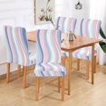 thumbnail image 2 of Yayeee 2 Pack Dining Chair Covers Stretch Parson Chairs Slipcovers Seat Protector, Abstract Pink, 2 of 6