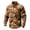 Mens Shirts Brown, variant on Mens Big and Tall T-Shirts, Long Sleeve Shirts for Men Fall Fashion Loose Fit Camo Printed Lapel Button Down Tshirts with Pockets