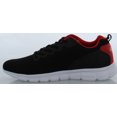 thumbnail image 3 of GBX Strike Casual Fashion & Athletic Mesh Running Sneakers for Men Black/Red Size 8.5, 3 of 6