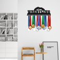 thumbnail image 6 of Wrestling Medal Hanger Display Sports Award Metal Holder Rack Wrestling Medal Iron Shelf Medal Rack Organizer Ribbon Wall Mounted Race Medal Hanger Medal Award Rack for Athletes Kids, 6 of 8