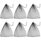 thumbnail image 5 of 6pcs Bundle Pocket Cinch Mochila Bolsa de almacenamiento Bolsa con cordón para ir de compras, 5 of 5