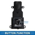 thumbnail image 3 of Interruptor de ventana eléctrica para automóvil Unique Bargains, interruptor de control de ventana del lado del pasajero delantero derecho para Honda Civic 2006-2011, negro, 3 of 7