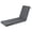 dark gray, variant on ROFIELTY 72 x 21 inch Outdoor Chaise Lounge Cushion, 3" Thick Waterproof Pad with Ties & Zipper, Blue