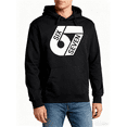 thumbnail image 2 of Number 67 Minimalist Print Hoodie - Black Casual Trendy Sweatshirt for Daily Wear, 2 of 5