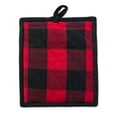 thumbnail image 6 of DII Modern Style Cotton Buffalo Check Potholder and Dishtowel Kitchen Set in Red, 6 of 10