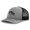 Heather Grey Black, variant on Richardson Trucker Hat Gator Florida Swamp Embroidery Polyester Baseball Cap Snapback Heather Grey Black Design Only
