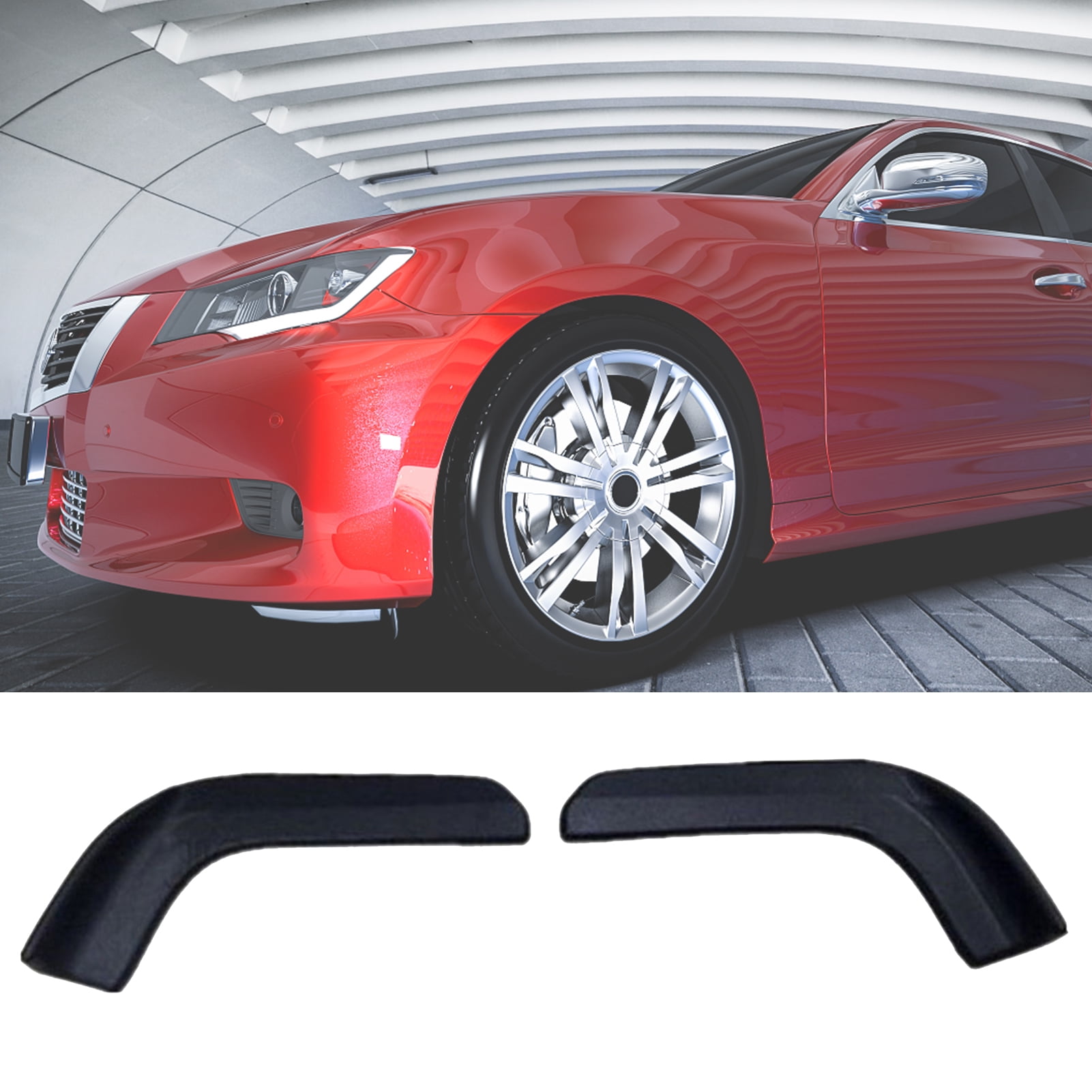 Walbest 2 Pack Universal Front Bumper Scrape Guard Skid Plate Bumper