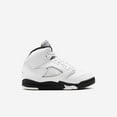 thumbnail image 2 of Little Kid's Jordan 5 Retro White/Black-Sail (440889 110) - 3, 2 of 8