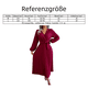 thumbnail image 5 of Escote en V profundo, mangas largas, vestido largo, falda ancha plisada, 5 of 5