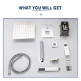 thumbnail image 5 of Boyel Living Ceiling Mount Rain Shower System 10 inches Shower Head with Handheld Combo Set,Chrome, 5 of 9