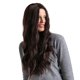 thumbnail image 3 of Peluca ondulada larga y rizada para mujer - 24 pulgadasPeluca rizada Pelucas sintéticas Peluca de diaria para gorro de peluca LY193 Marrón Oscuro Salvador Peluca de mujer de pelo largo y rizado, 3 of 8