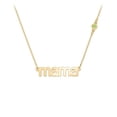 thumbnail image 1 of Mama' Necklace with Satellite Birthstone, 1 of 4