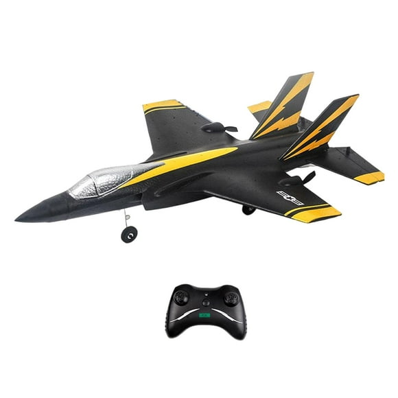 Foam 2.4G Remote Control F35 RC Fighter Model, for Kids Easy Operate 2 Channels Fixed Wing Streamlined Design 32cm