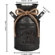 thumbnail image 2 of Jarrones de metal vintage Antiguos tarros galvanizados elegantes decoran casas/bodas y plantas, 2 of 5