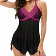 thumbnail image 1 of Tankini Swimsuits for Women Two Piece Tops Bathing Suits Tummy Control Swimwear Plus Size Swimsuits, 1 of 9