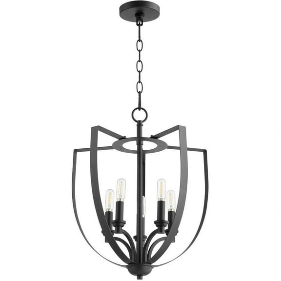 Quorum Lighting - Chandelier - Dakota - 5 Light Chandelier in Soft Contemporary