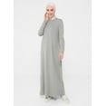 thumbnail image 4 of Green - Crew neck - Modest Dress - Refka, 4 of 7
