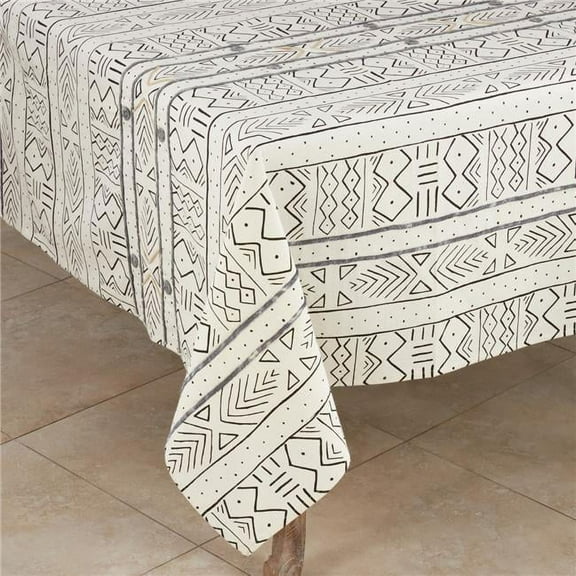 Saro Lifestyle Mud Cloth Tablecloth