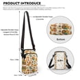 thumbnail image 6 of HELLHERO Koala with Flower Crown Double-layer Crossbody Small Crossbody Bags Women Adjustable Shoulder Strap for Travel, 6 of 7