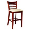 thumbnail image 1 of Tabouret en Acajou avec Fond Plat, 1 of 1