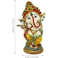 thumbnail image 3 of Tied Ribbons Ganesh Statue (5.5" x 2.3", Multicolor) - Ganesha Idol for Home Decor, 3 of 6