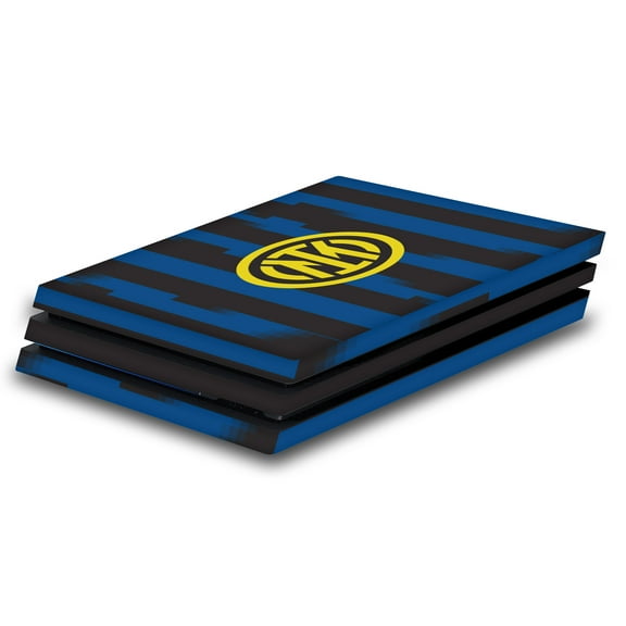 Head Case Designs Officially Licensed Inter Milan 2023/24 Crest Kit Home Vinyl Sticker Skin Decal Cover Compatible with Sony PS4 Pro Console