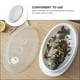 thumbnail image 2 of 1 vaporera de pescado de PP de grado alimenticio con tapa para microondas., 2 of 7